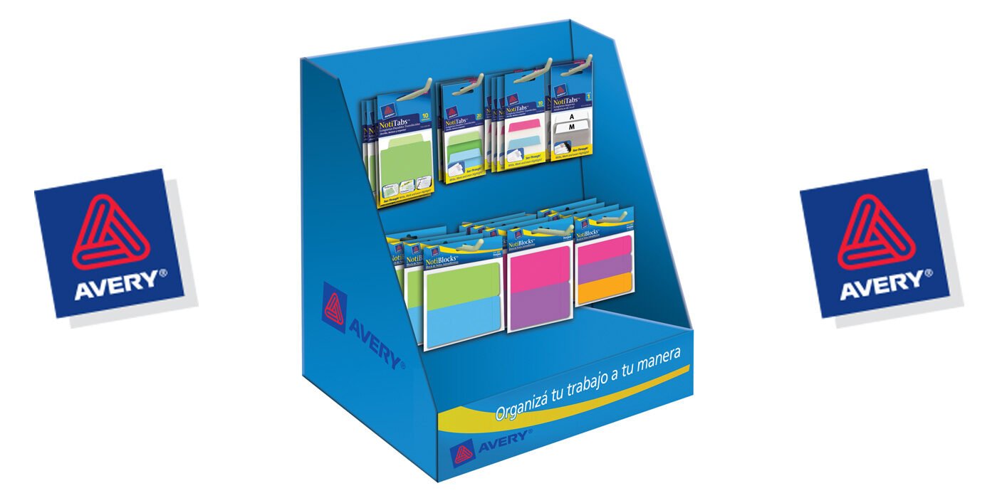 Ilustración - Exibidor Avery