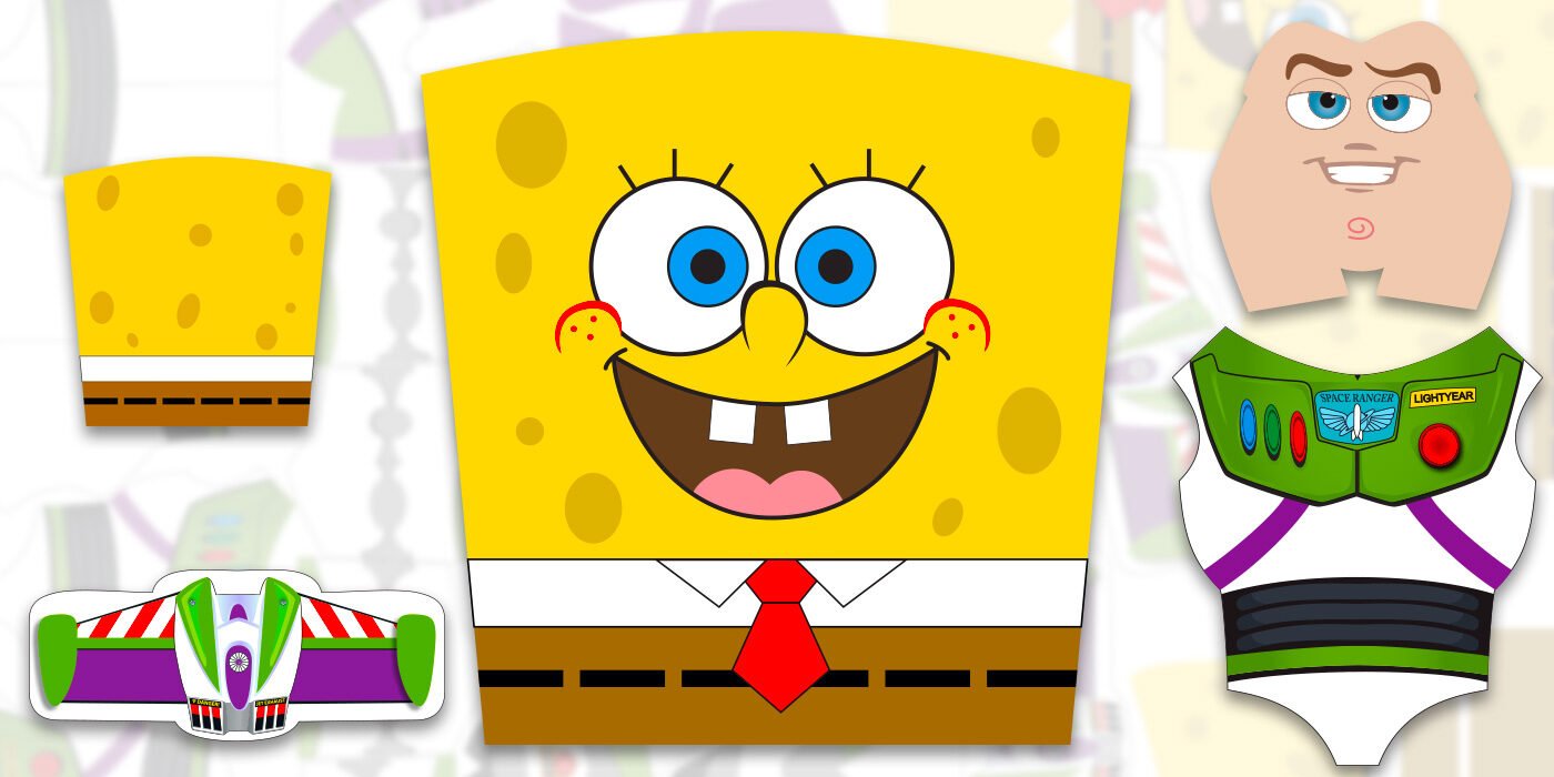 Ilustración - Bob Esponja - Buzz Ligthyear