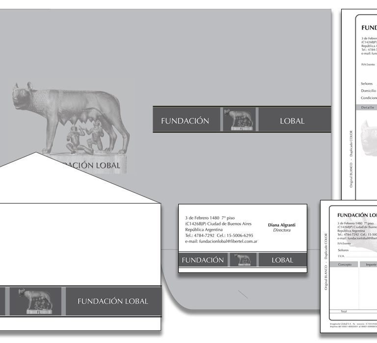 Fundación Lobal - Papelería