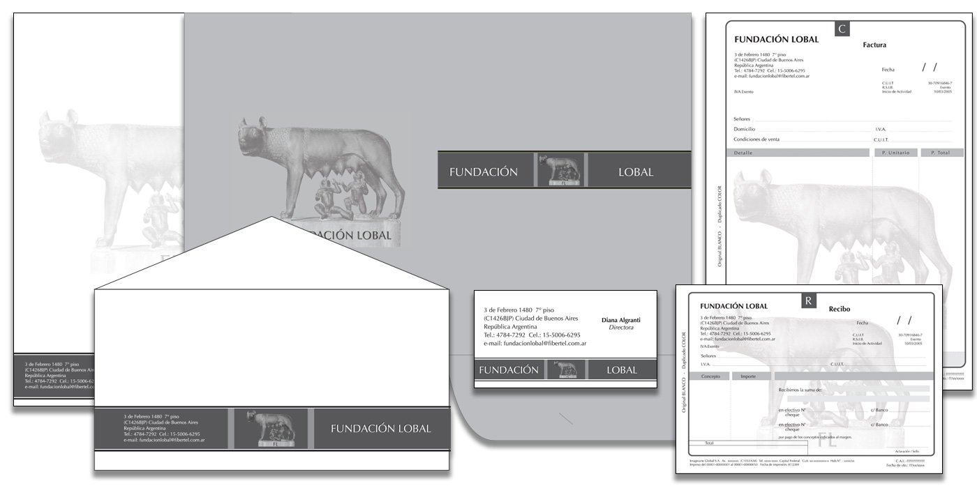 Fundación Lobal - Papelería