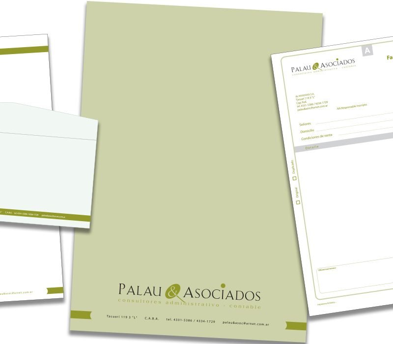 Palau y Asociados - Papelería