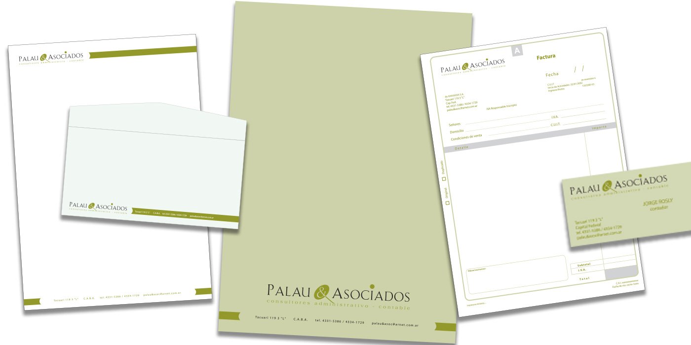 Palau y Asociados - Papelería